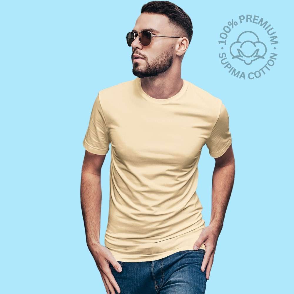 Supima T shirt - Beige