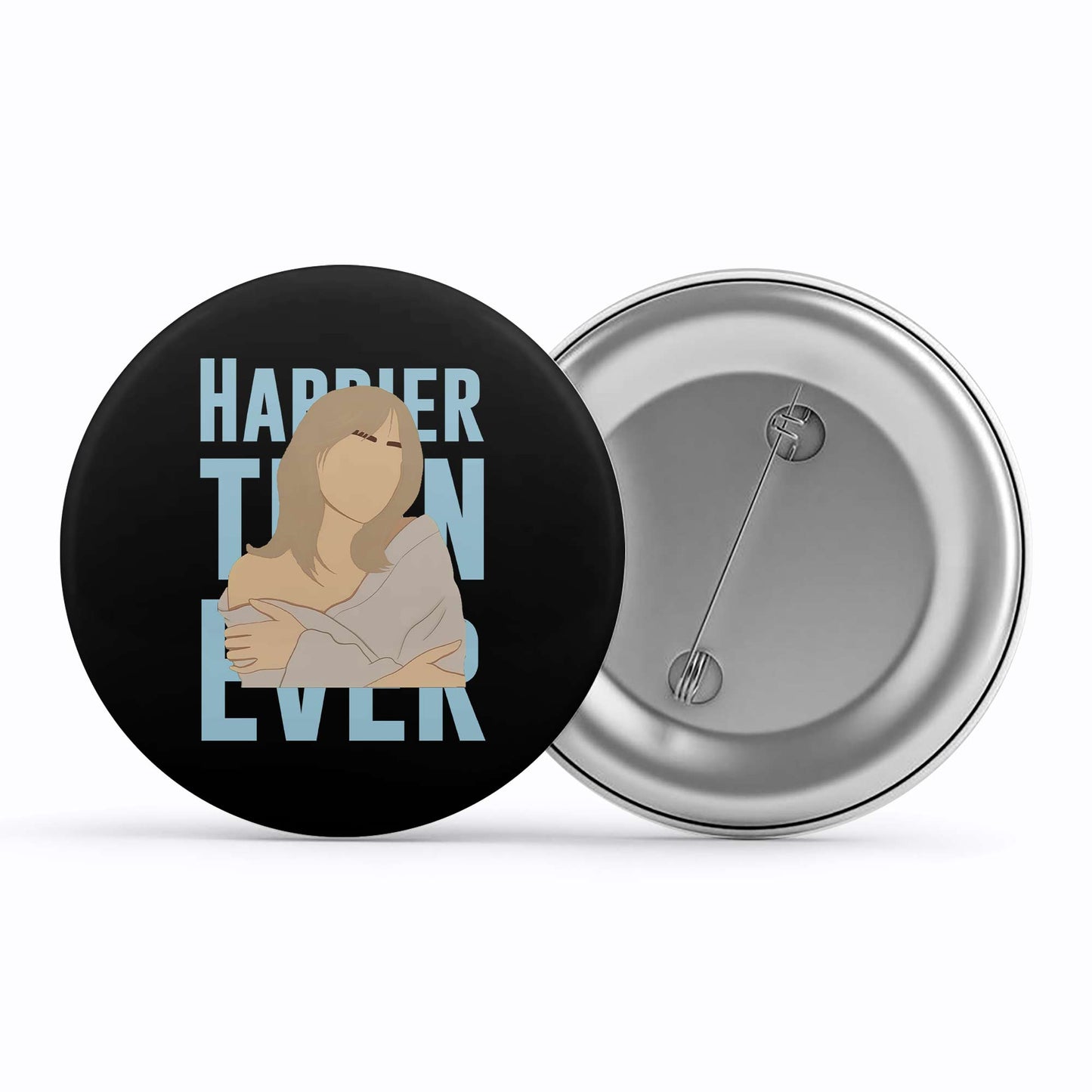 billie eilish happier than ever badge pin button music band buy online india the banyan tee tbt men women girls boys unisex