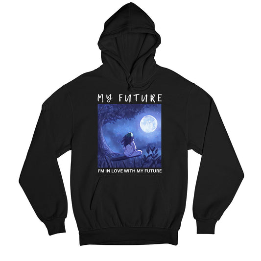 billie eilish my future hoodie hooded sweatshirt winterwear music band buy online india the banyan tee tbt men women girls boys unisex black i am in love with my future