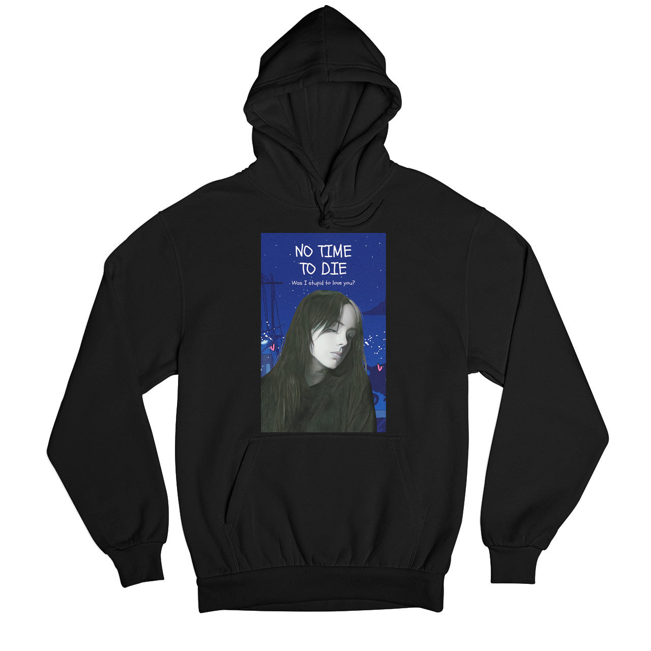 billie eilish no time to die hoodie hooded sweatshirt winterwear music band buy online india the banyan tee tbt men women girls boys unisex black