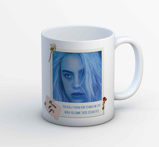 billie eilish ocean eyes mug coffee ceramic music band buy online india the banyan tee tbt men women girls boys unisex