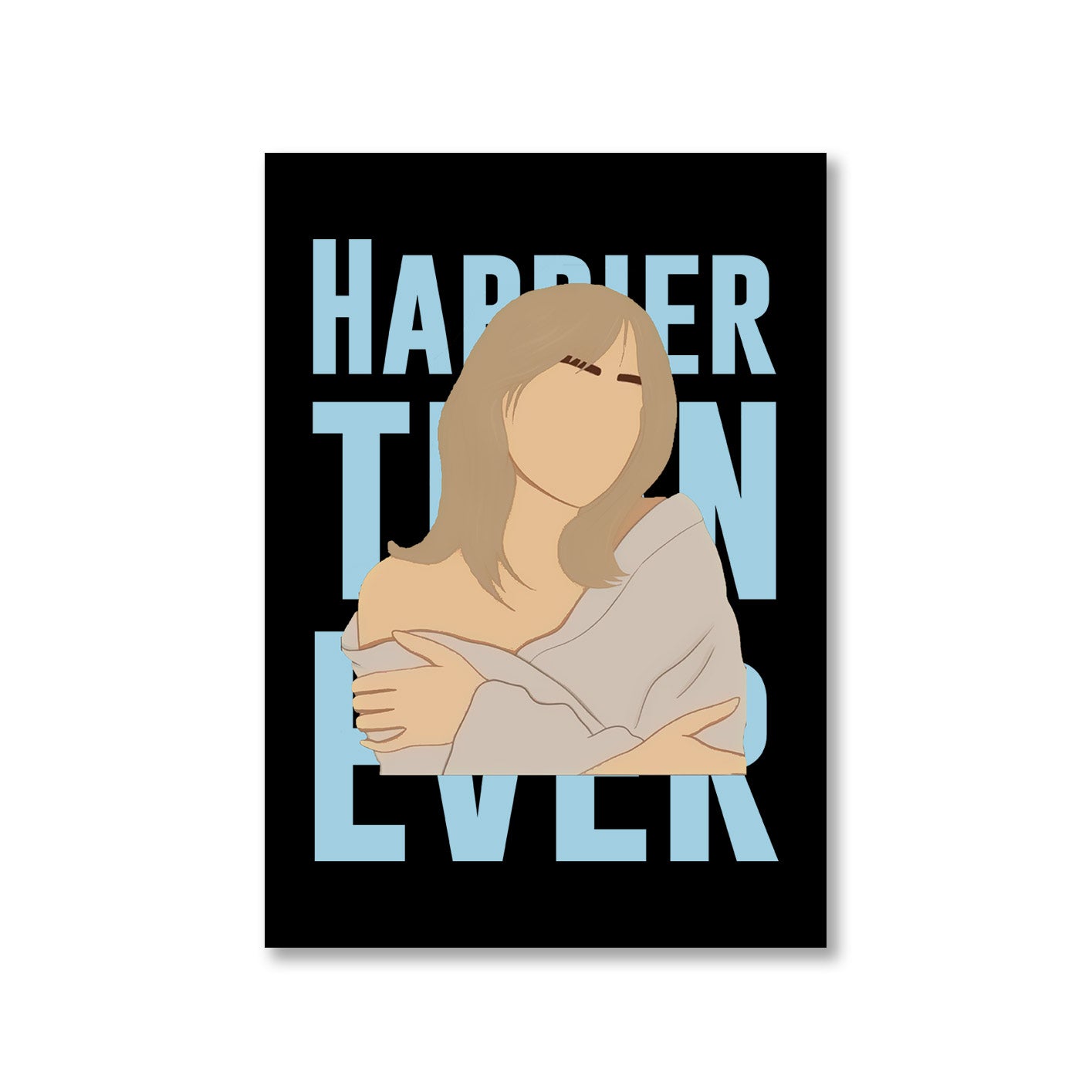 billie eilish happier than ever poster wall art buy online india the banyan tee tbt a4