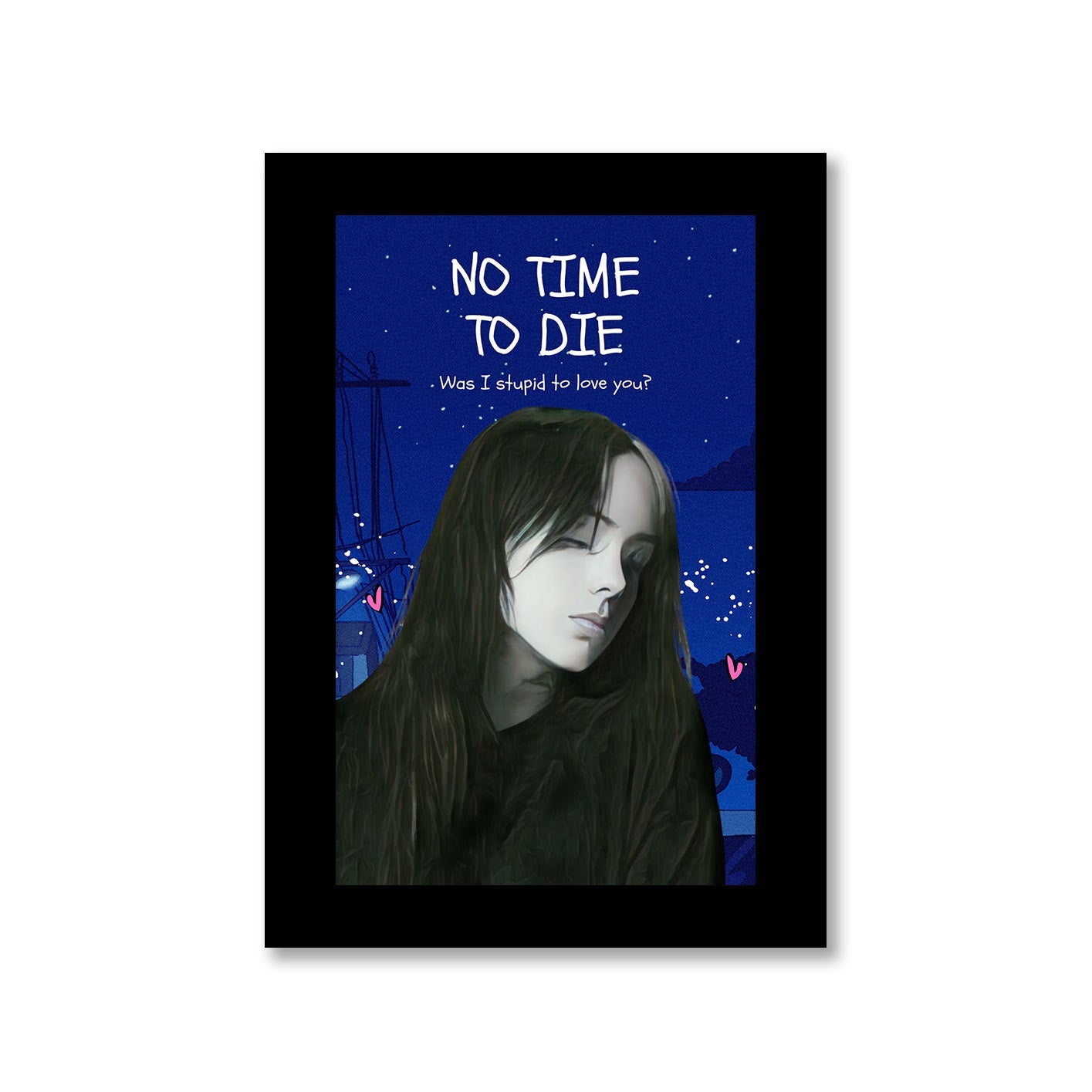 billie eilish no time to die poster wall art buy online india the banyan tee tbt a4