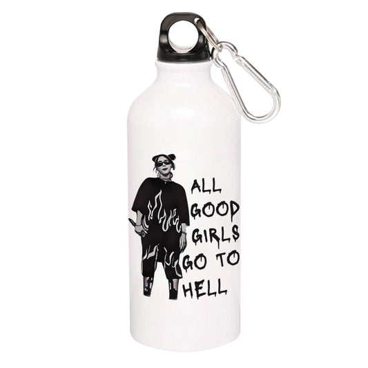 billie eilish all the good girls go to hell sipper steel water bottle flask gym shaker music band buy online india the banyan tee tbt men women girls boys unisex