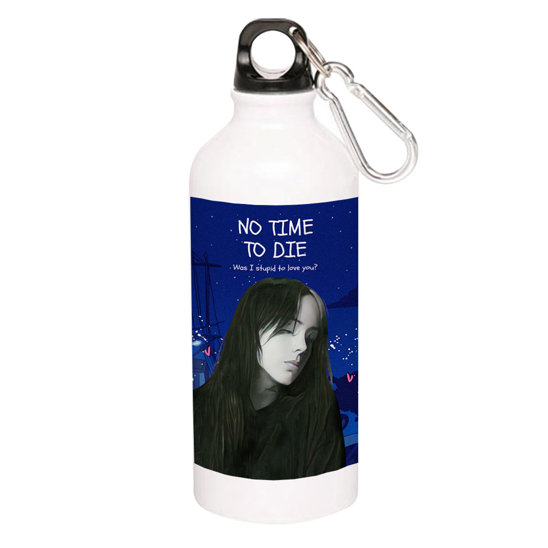 billie eilish no time to die sipper steel water bottle flask gym shaker music band buy online india the banyan tee tbt men women girls boys unisex