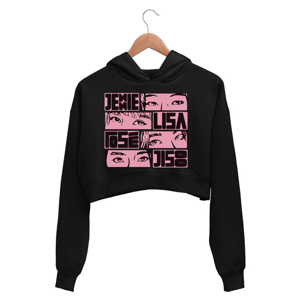 Blackpink crop top hoodie clearance