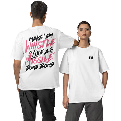 Black Pink Oversized T shirt - Whistle