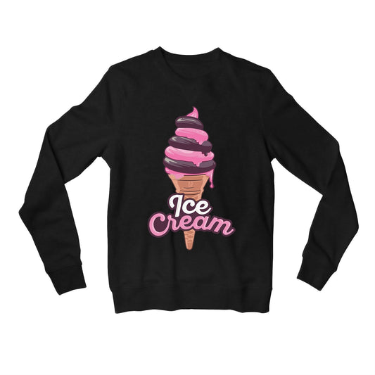 black pink ice cream sweatshirt upper winterwear music band buy online india the banyan tee tbt men women girls boys unisex black song k pop jennie lisa jisoo rose