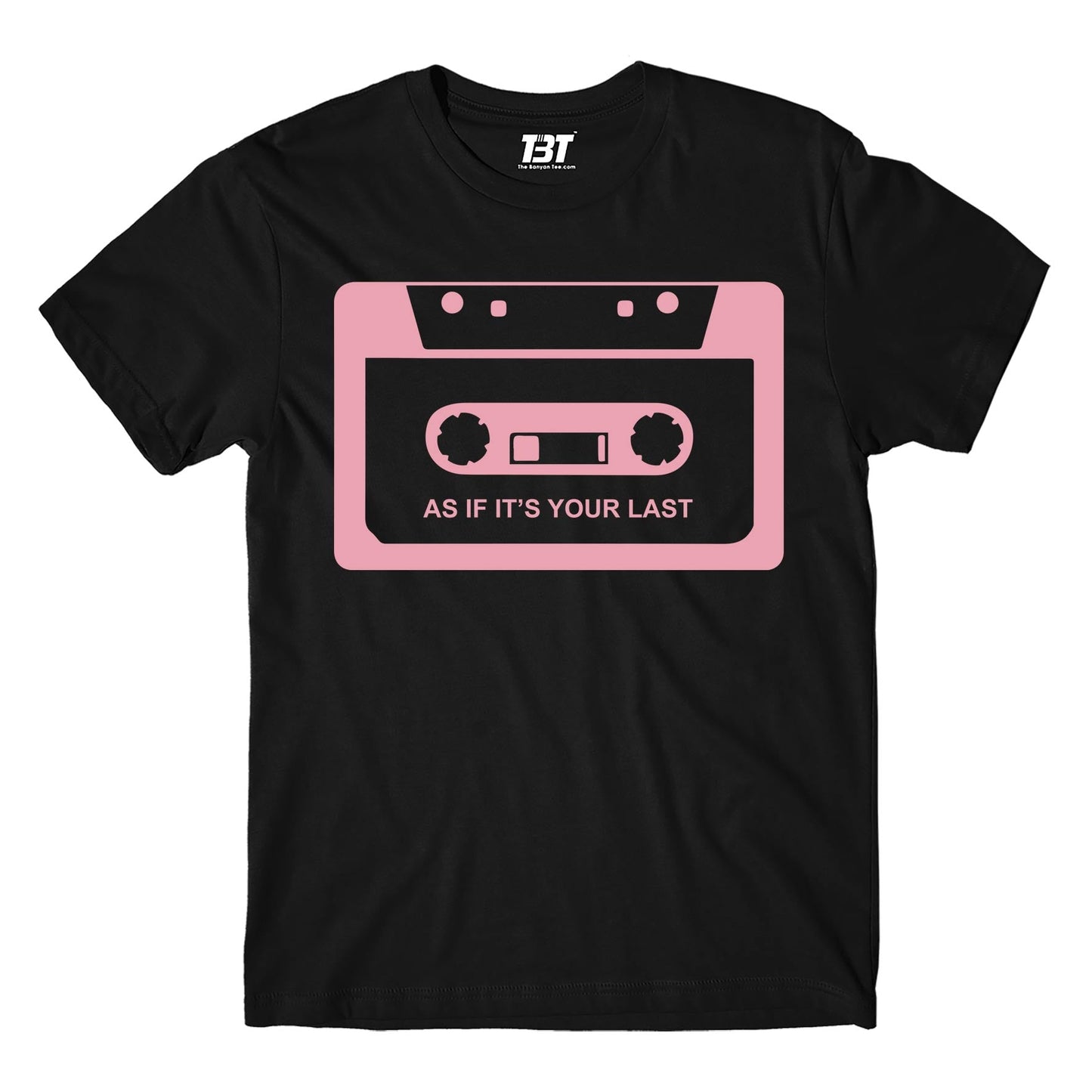 black pink as if it's your last t-shirt music band buy online india the banyan tee tbt men women girls boys unisex black song k pop jennie lisa jisoo rose