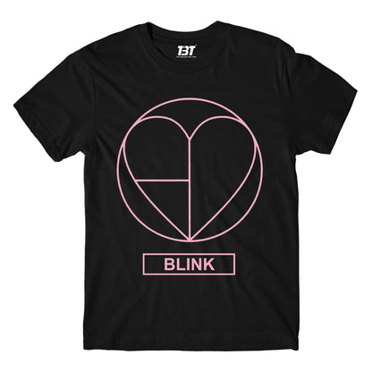 black pink blink t-shirt music band buy online india the banyan tee tbt men women girls boys unisex black song k pop jennie lisa jisoo rose