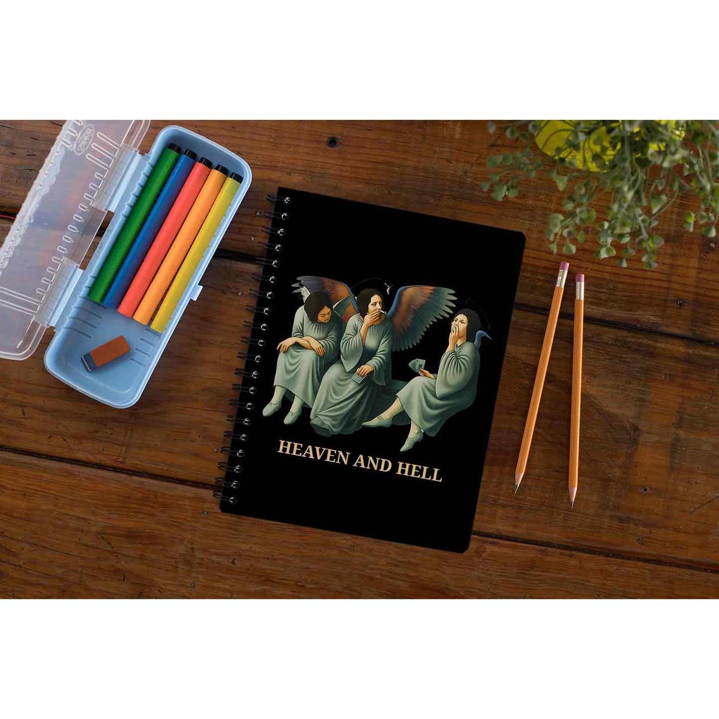 black sabbath heaven and hell notebook notepad diary buy online india the banyan tee tbt unruled