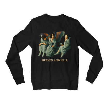 black sabbath heaven and hell sweatshirt upper winterwear music band buy online india the banyan tee tbt men women girls boys unisex black