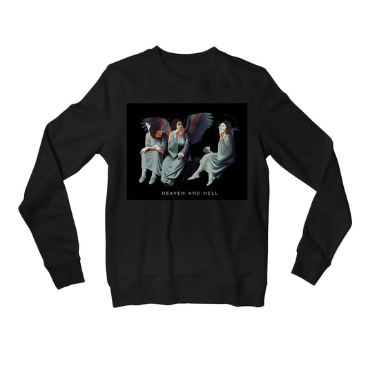 black sabbath heaven and hell sweatshirt upper winterwear music band buy online india the banyan tee tbt men women girls boys unisex black