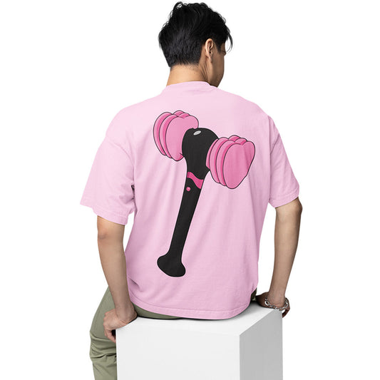 black pink oversized t shirt - the lightstick music t-shirt baby pink buy online india the banyan tee tbt men women girls boys unisex