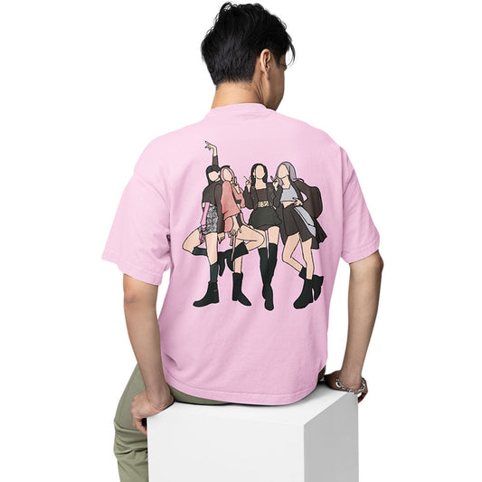 black pink oversized t shirt - the queens of k pop music t-shirt white buy online india the banyan tee tbt men women girls boys unisex