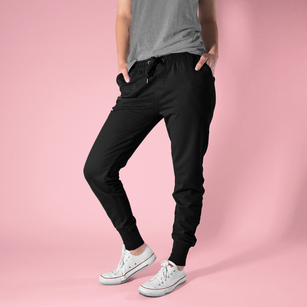 black  the banyan tee jogger sweatpant track pant plain solid