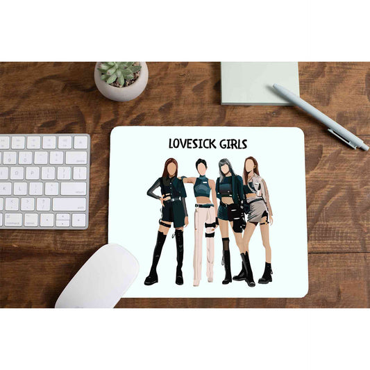 black pink lovesick girls mousepad logitech large anime music band buy online india the banyan tee tbt men women girls boys unisex  song k pop jennie lisa jisoo rose