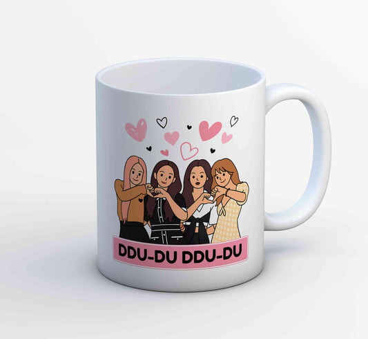 black pink ddu du ddu du du mug coffee ceramic music band buy online india the banyan tee tbt men women girls boys unisex  song k pop jennie lisa jisoo rose