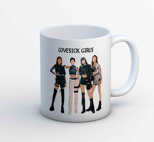 black pink lovesick girls mug coffee ceramic music band buy online india the banyan tee tbt men women girls boys unisex  song k pop jennie lisa jisoo rose