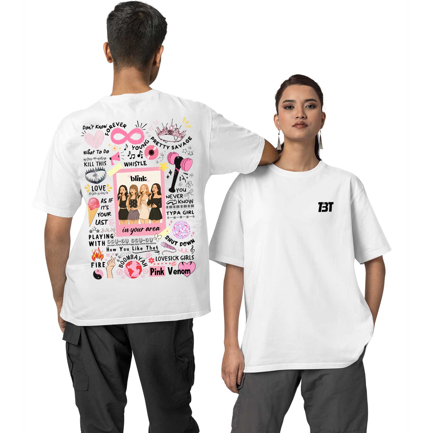 black pink oversized t shirt - blink music t-shirt white buy online india the banyan tee tbt men women girls boys unisex