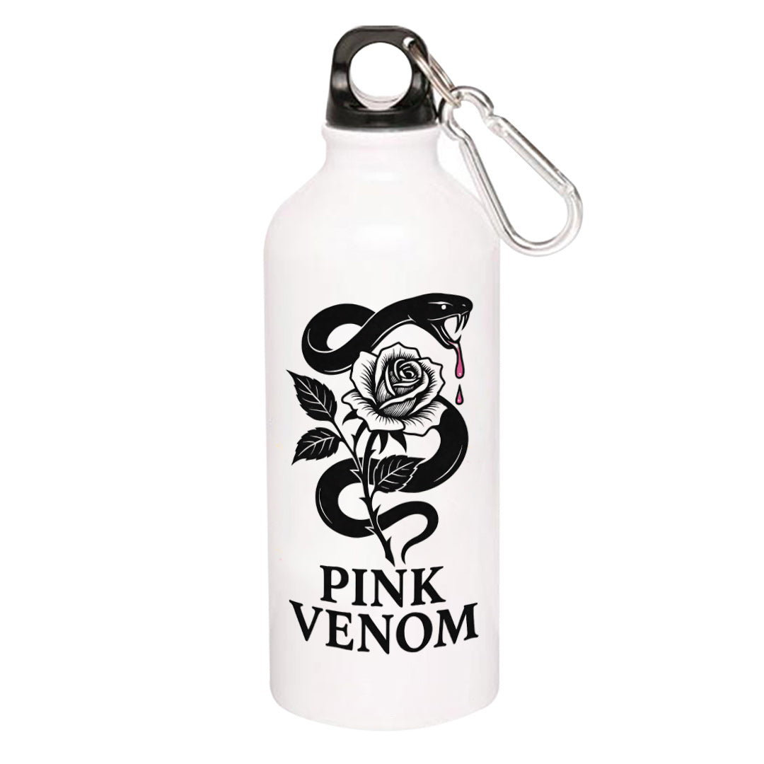 black pink pink venom sipper steel water bottle flask gym shaker music band buy online india the banyan tee tbt men women girls boys unisex  