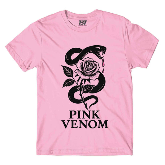 black pink pink venom t-shirt music band buy online india the banyan tee tbt men women girls boys unisex flamingo
