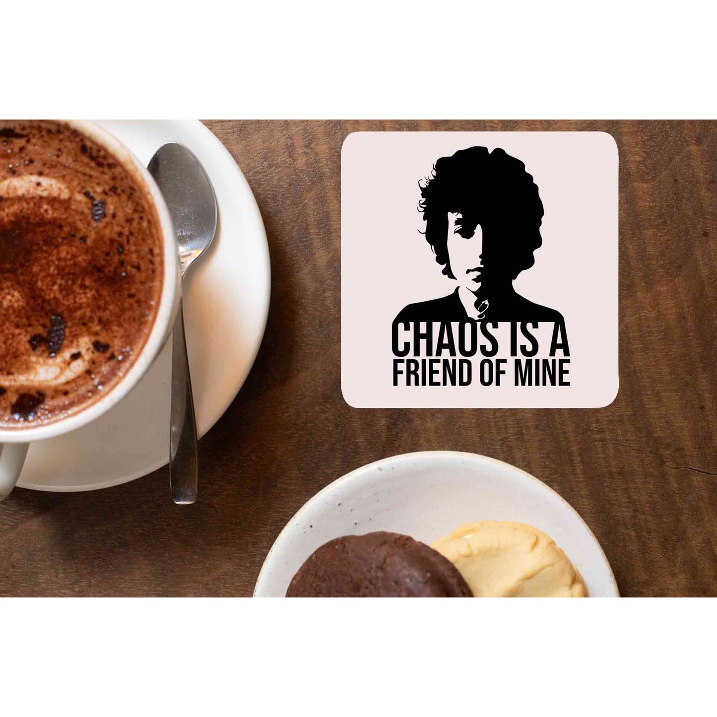 bob dylan chaos is a friend of mine coasters wooden table cups indian music band buy online india the banyan tee tbt men women girls boys unisex