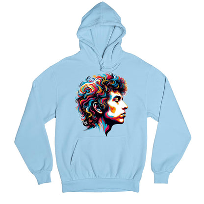 bob dylan fan art hoodie hooded sweatshirt winterwear music band buy online india the banyan tee tbt men women girls boys unisex baby blue 