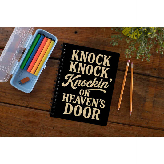 bob dylan knockin' on heaven's door notebook notepad diary buy online india the banyan tee tbt unruled
