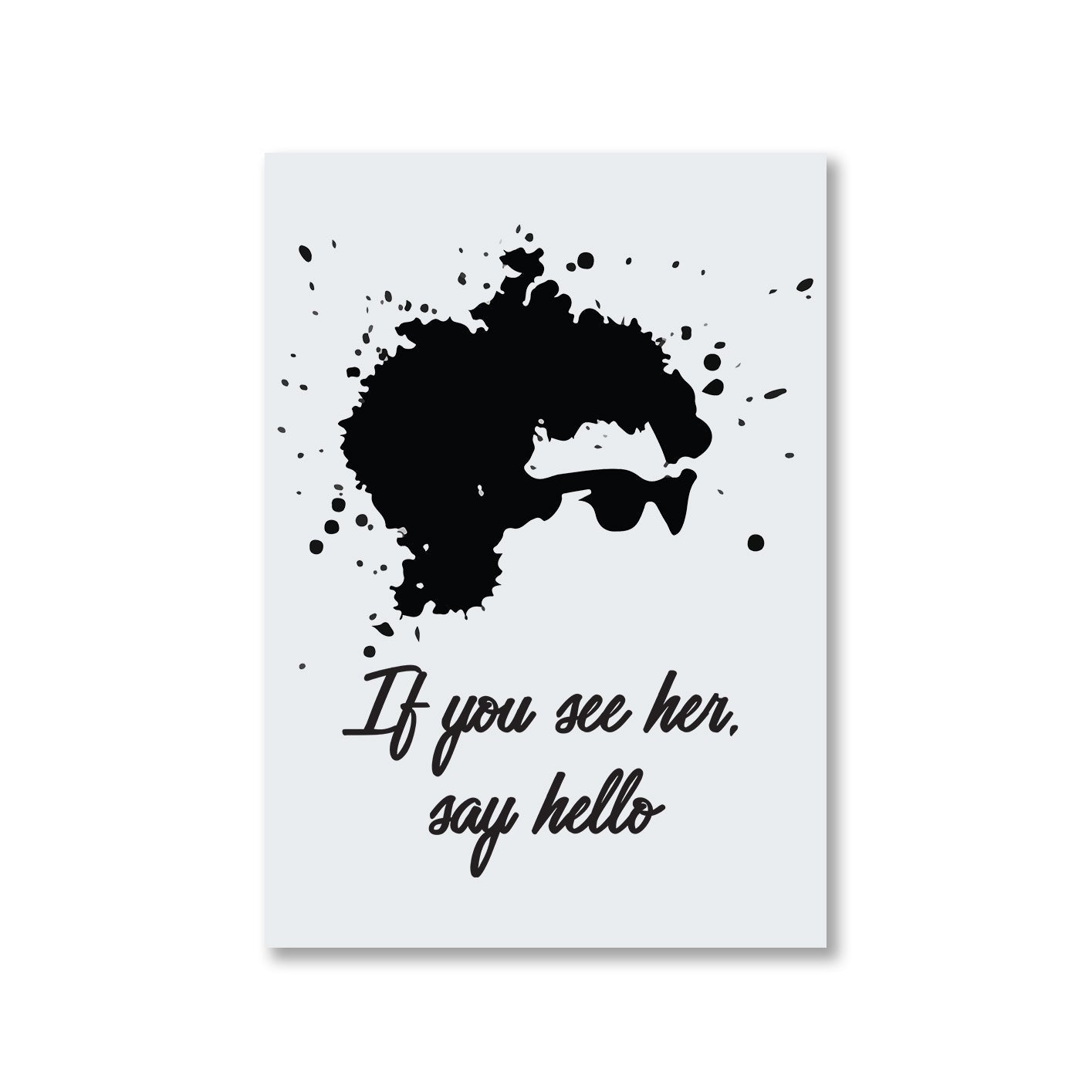 bob dylan if you see her, say hello poster wall art buy online india the banyan tee tbt a4