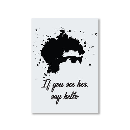 bob dylan if you see her, say hello poster wall art buy online india the banyan tee tbt a4