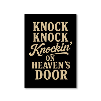 bob dylan knockin' on heaven's door poster wall art buy online india the banyan tee tbt a4