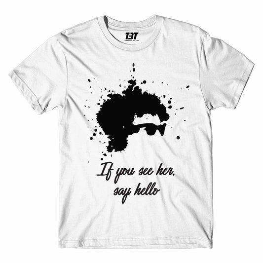 bob dylan if you see her, say hello t-shirt music band buy online india the banyan tee tbt men women girls boys unisex white