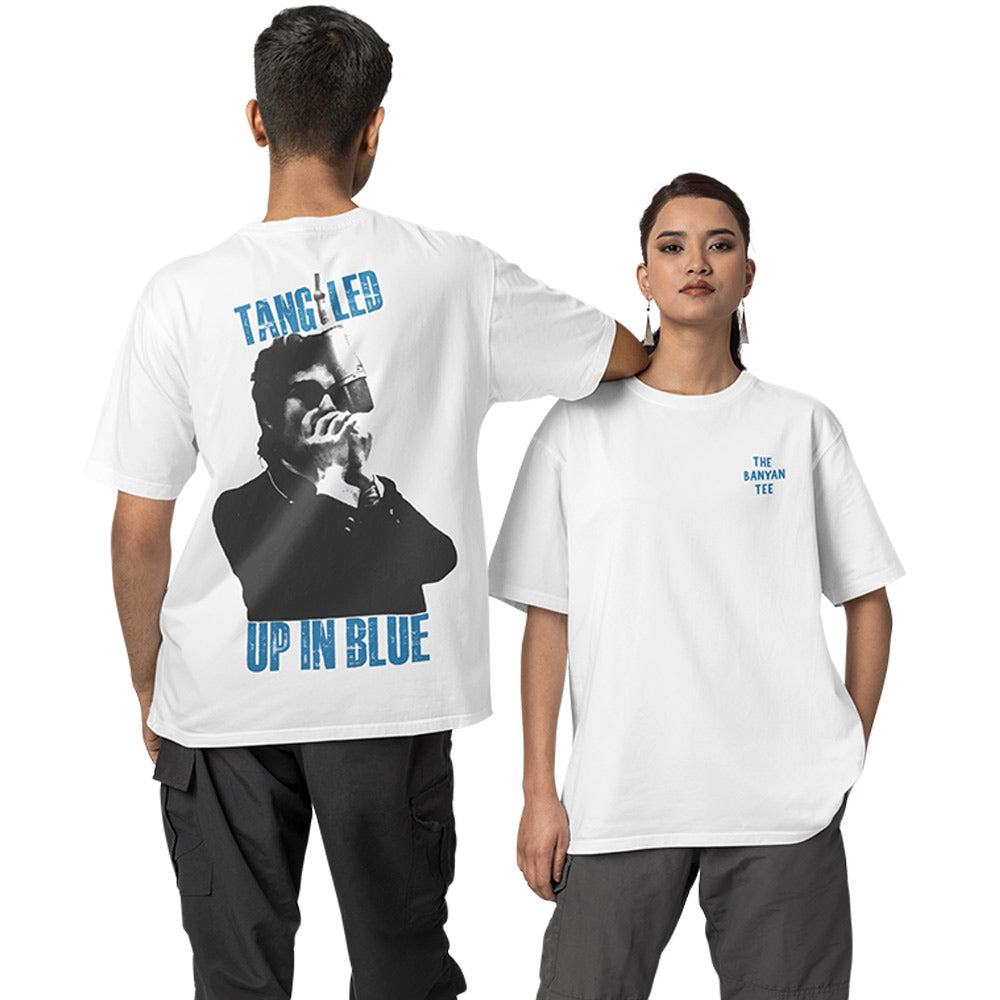 Bob Dylan Oversized T shirt - Tangled Up In Blue