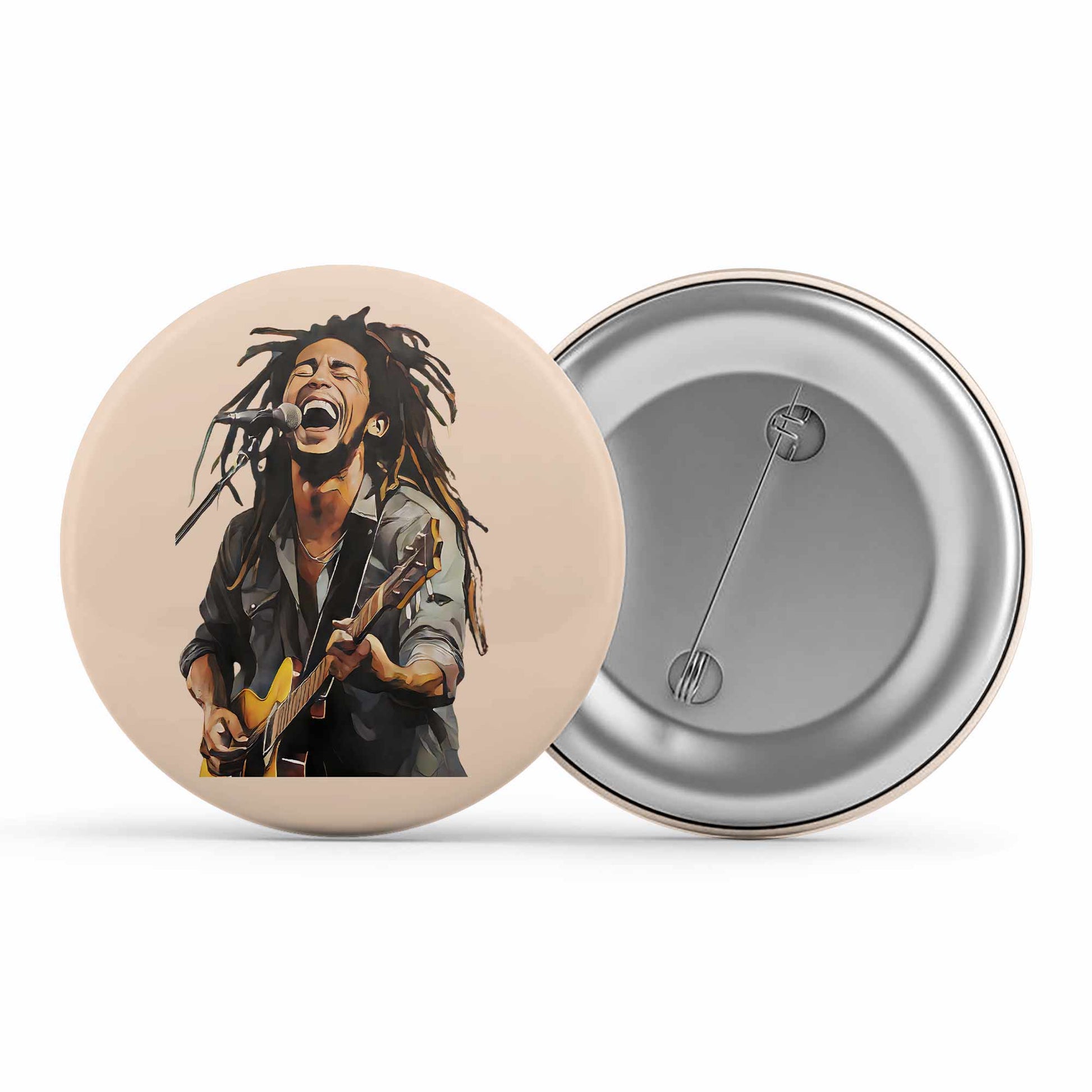 bob marley fan art badge pin button music band buy online india the banyan tee tbt men women girls boys unisex