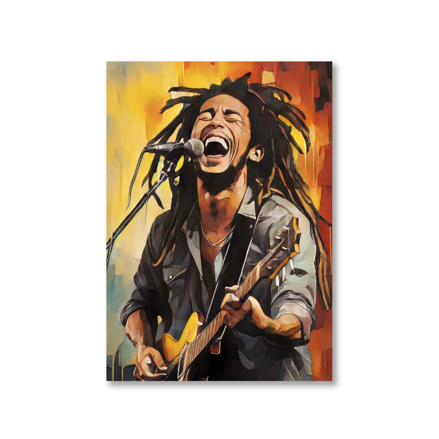 bob marley fan art poster wall art buy online india the banyan tee tbt a4