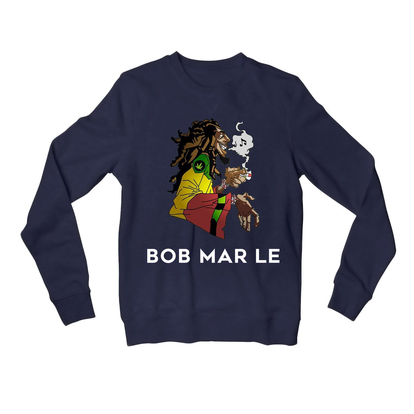 bob marley mar le sweatshirt upper winterwear music band buy online india the banyan tee tbt men women girls boys unisex navy blue