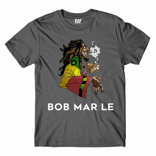 bob marley mar le t-shirt music band buy online india the banyan tee tbt men women girls boys unisex steel grey