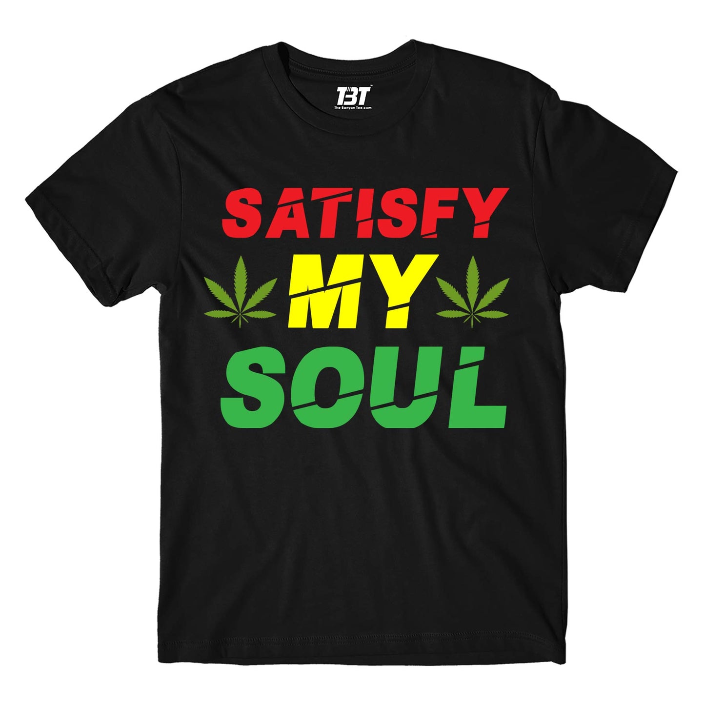 bob marley satisfy my soul t-shirt music band buy online india the banyan tee tbt men women girls boys unisex black