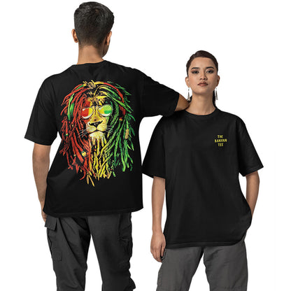 Bob Marley Oversized T shirt - Rasta Lion