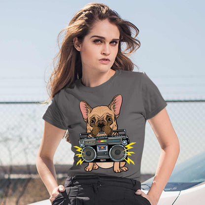 graphic boombox t-shirt printed graphic stylish buy online india the banyan tee tbt men women girls boys unisex steel grey 