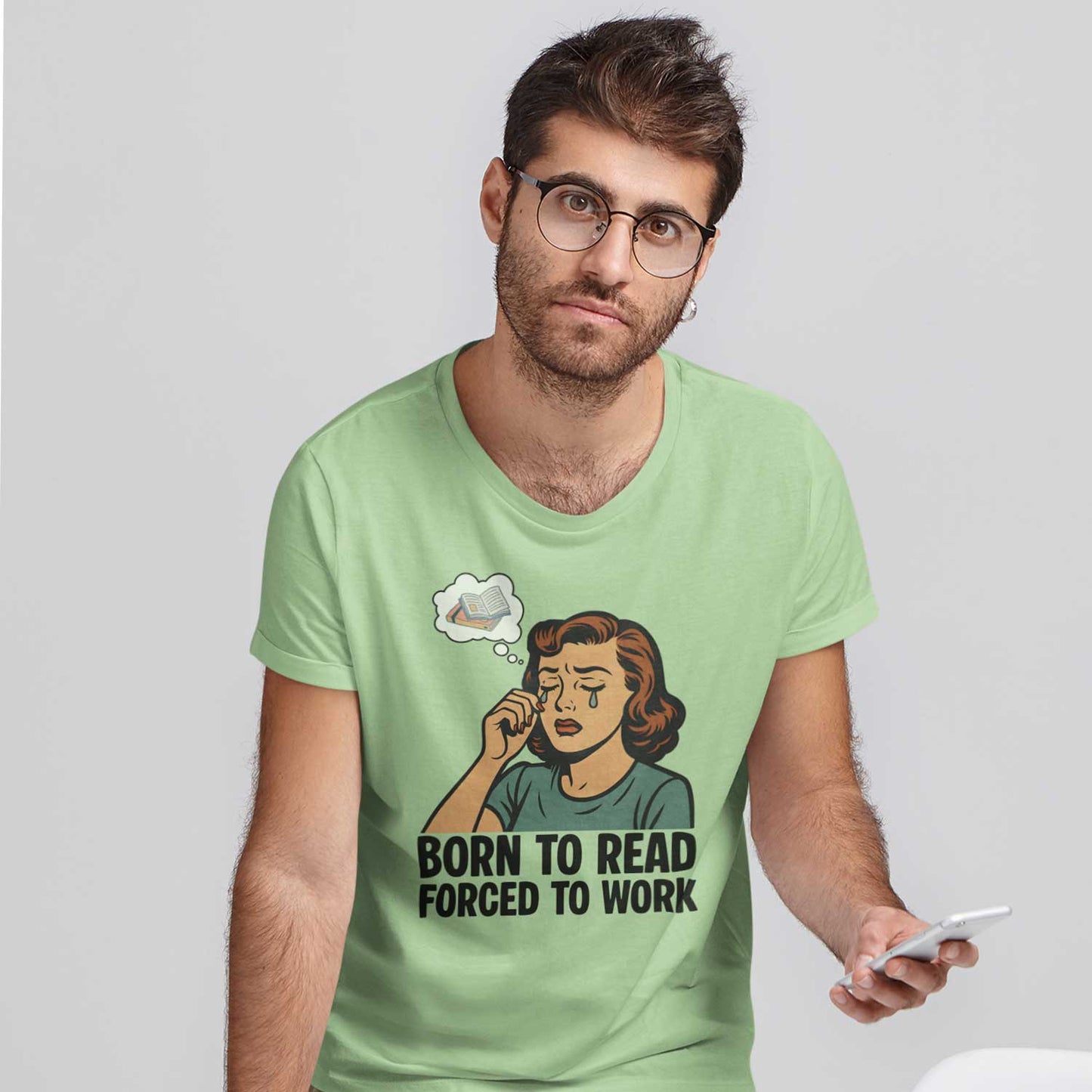 T shirt - Born To Read