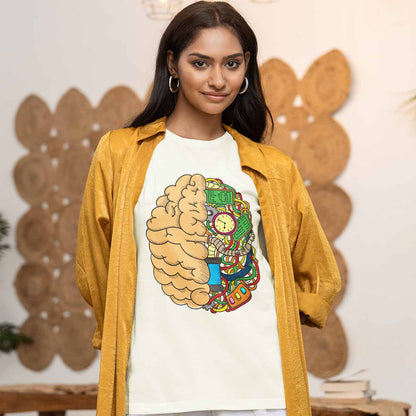 graphic brain anatomy t-shirt printed graphic stylish buy online india the banyan tee tbt men women girls boys unisex off white 