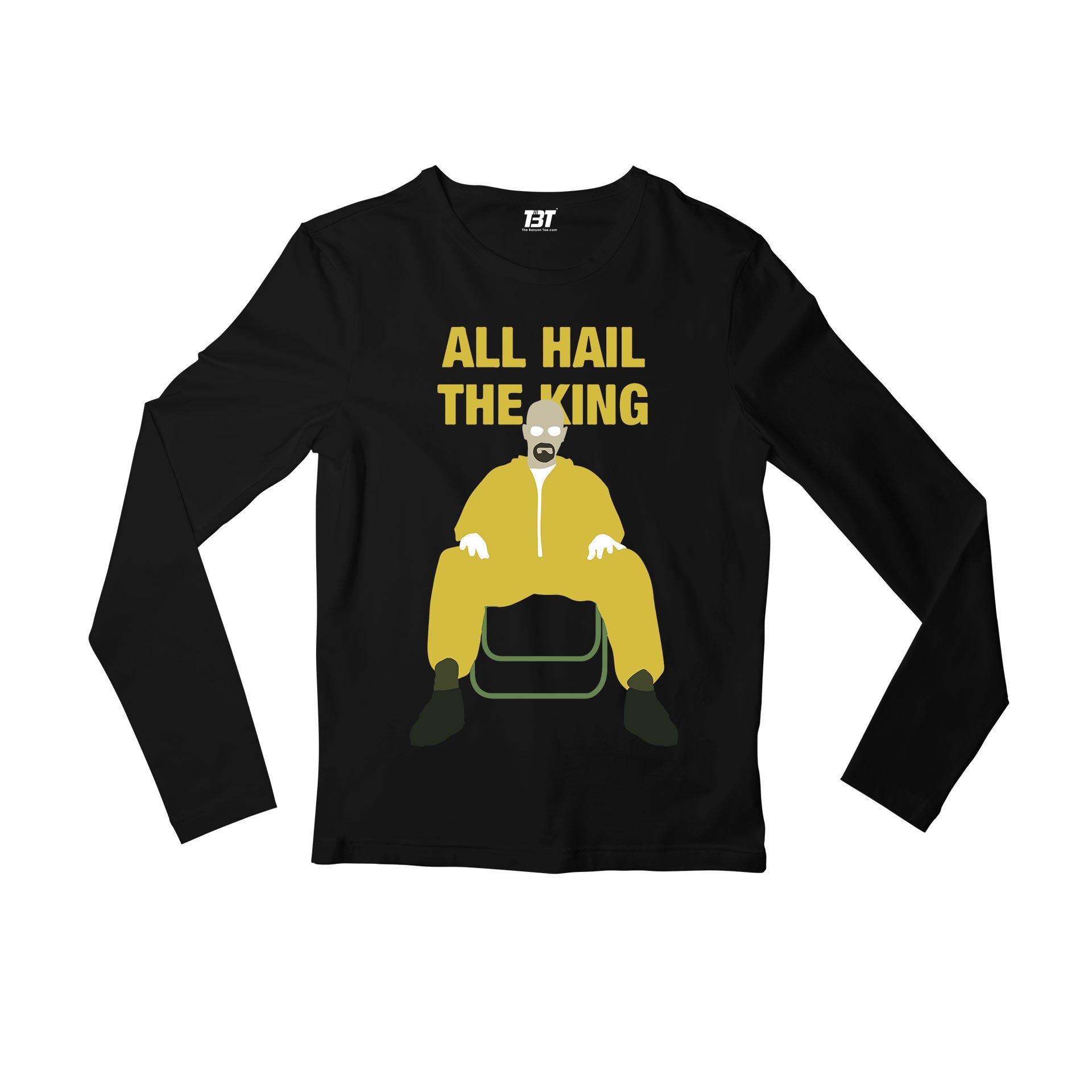 Breaking Bad Full Sleeves T-shirt - Walter White Full Sleeves T-shirt The Banyan Tee TBT