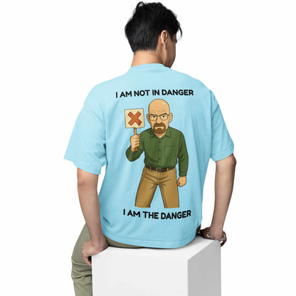 breaking bad oversized t shirt - danger crystal tv & movies t-shirt baby blue buy online india the banyan tee tbt men women girls boys unisex