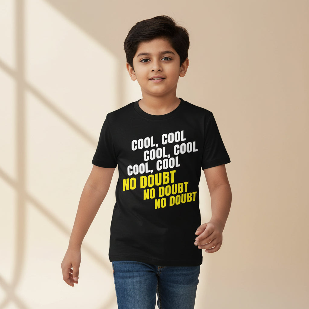 brooklyn nine-nine cool cool cool no doubt no doubt no doubt t-shirt buy online india the banyan tee tbt men women girls boys unisex black detective jake peralta terry charles boyle gina linetti andy samberg merchandise clothing acceessories