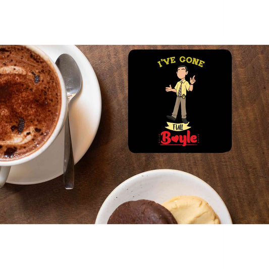 brooklyn nine-nine gone full boyle coasters wooden table cups indian buy online india the banyan tee tbt men women girls boys unisex  detective jake peralta terry charles boyle gina linetti andy samberg merchandise clothing acceessories