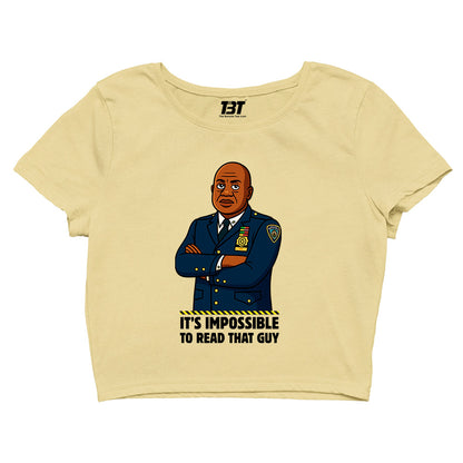 brooklyn nine-nine read that guy crop top tv & movies buy online india the banyan tee tbt men women girls boys unisex black stranger things eleven demogorgon shadow monster dustin quote vector art clothing accessories merchandise