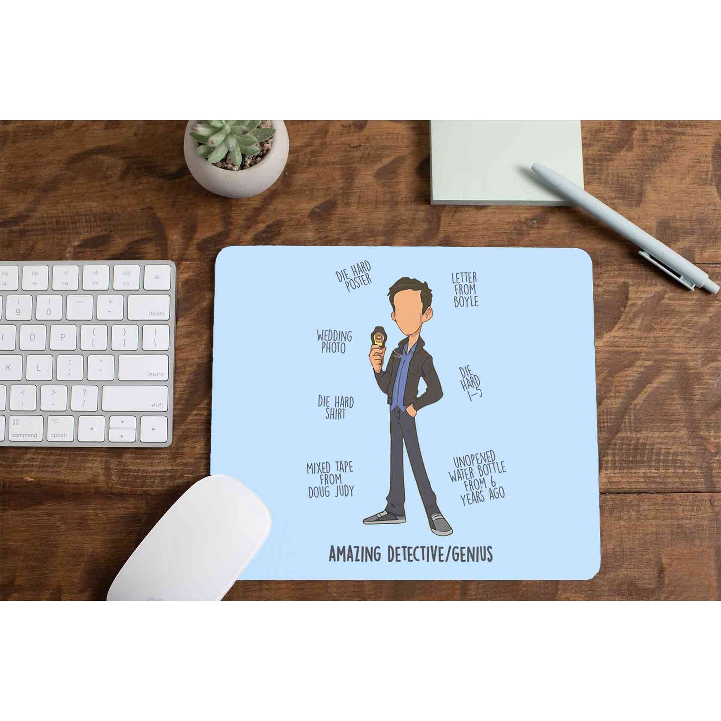 brooklyn nine-nine amazing detective / genius mousepad logitech large anime tv & movies buy online india the banyan tee tbt men women girls boys unisex  stranger things eleven demogorgon shadow monster dustin quote vector art clothing accessories merchandise