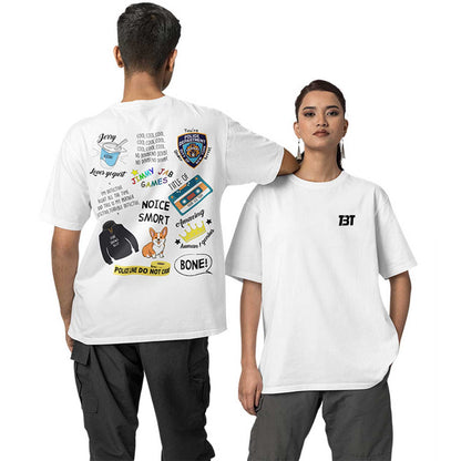 Brooklyn Nine-Nine Oversized T shirt - Nine-Nine Doodle